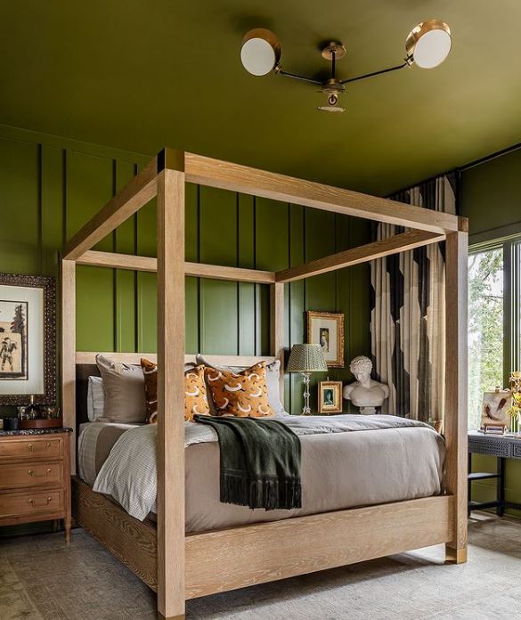 Serenbe Designer Showhouse Bedroom featured in Atlanta Homes & Lifestyles by Steve McKenzie