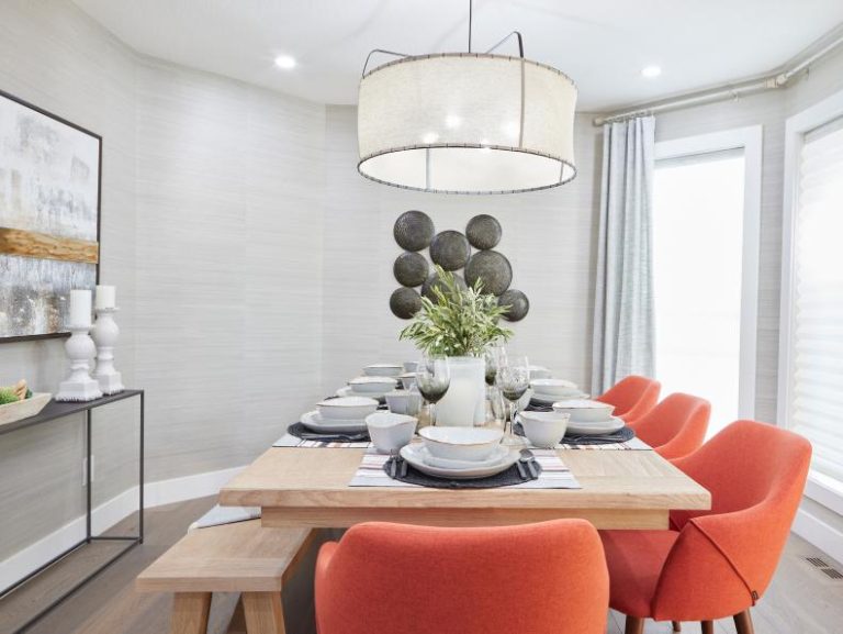 Modern Dining Room Featured on HGTV’s Property Brothers Forever Home