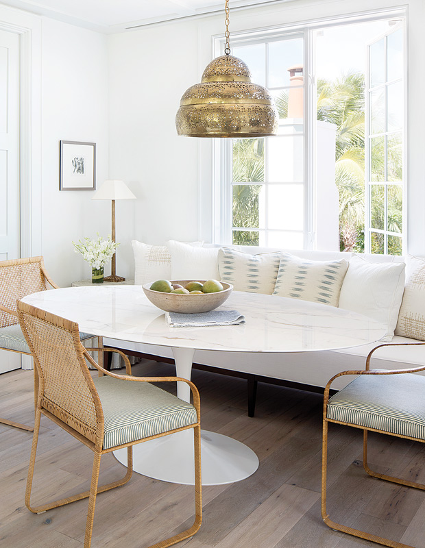 Mid-Century Modern Breakfast Room Featured in House & Home Magazine by Olivia O’Bryan Design