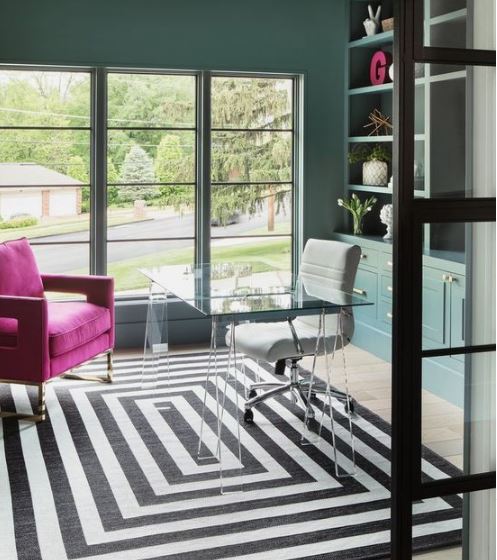 A Home Office in Kirkwood, MO featured in St. Louis Homes & Lifestyles