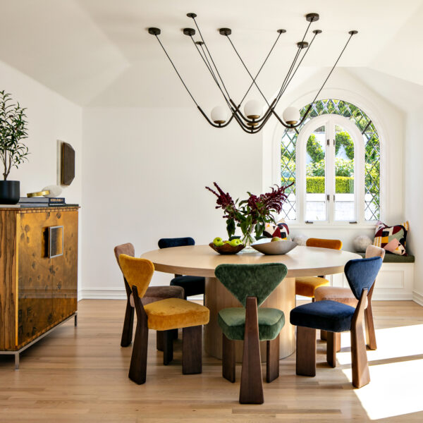 Dining Room By Blackband Design Featured in Luxe Home