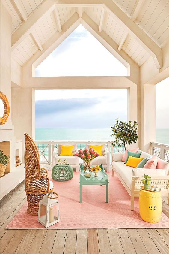 Coastal Living Outdoor Porch Styled by Lindsay Ellis Beatty