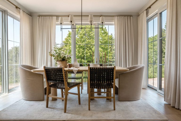 Kid-Friendly Dining Room by Lindye Galloway Featured in Midwest Home Magazine