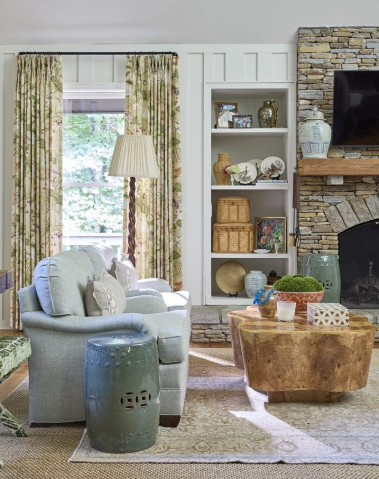 Cottage Living Room by Maggie Griffin Featured in Cottage Journal