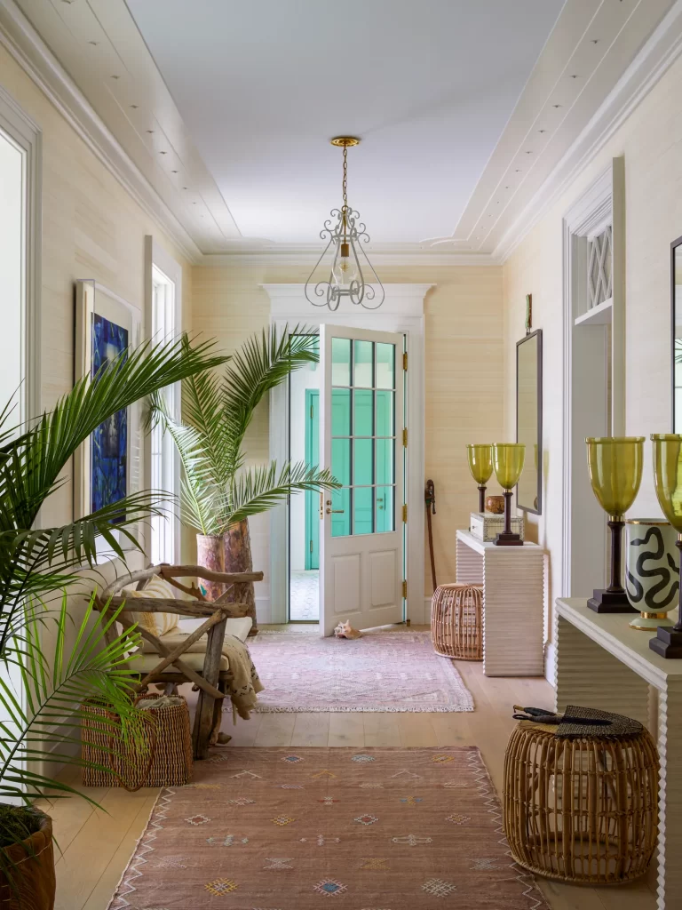 Entryway Designed by Kristen Blood Featured in Architectural Digest