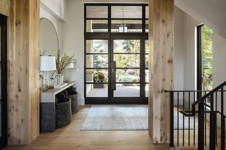 Entryway Foyer Designed by Katy Allen Featured in Colorado Homes & Lifestyles