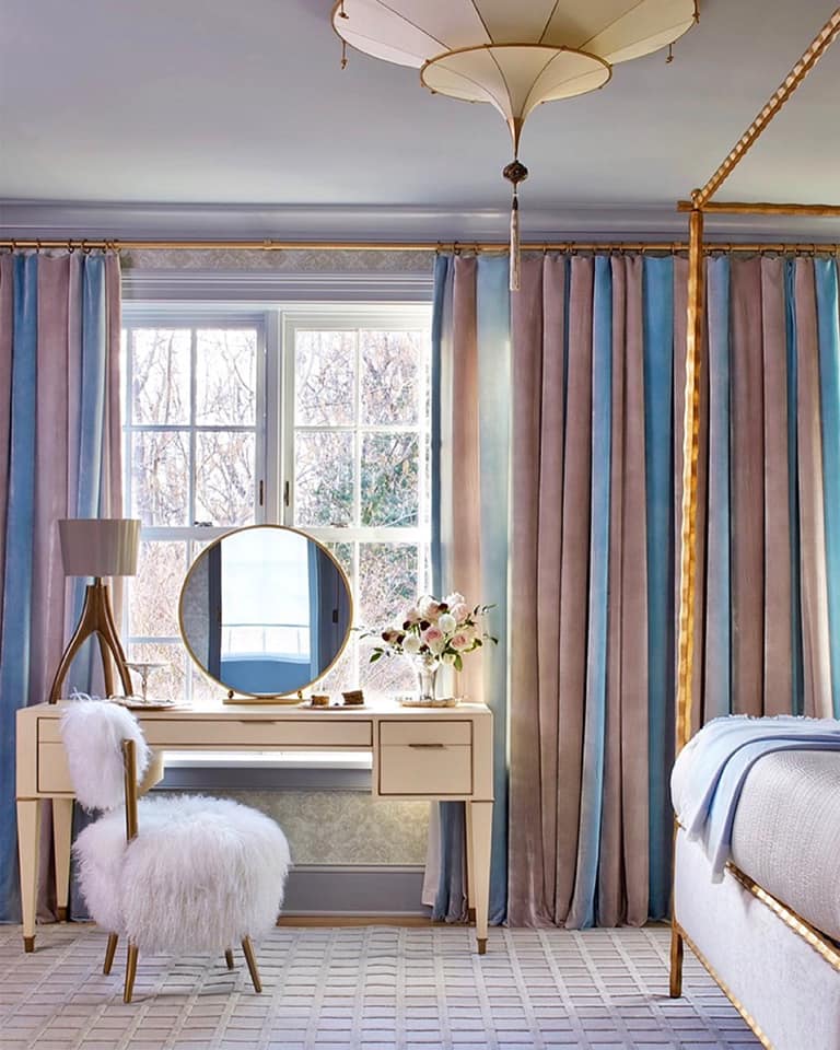 Luxurious Master Bedroom by Janie Molster Featured in House Beautiful