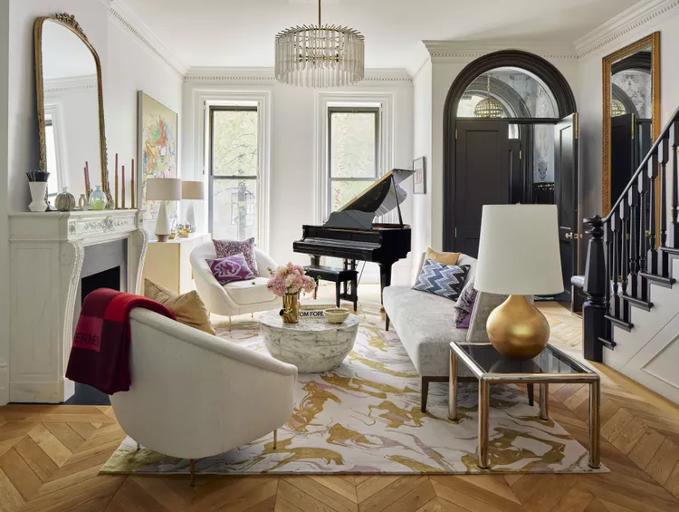 Parlor Living Room Designed by Rayman Boozer Featured in Martha Stewart Living