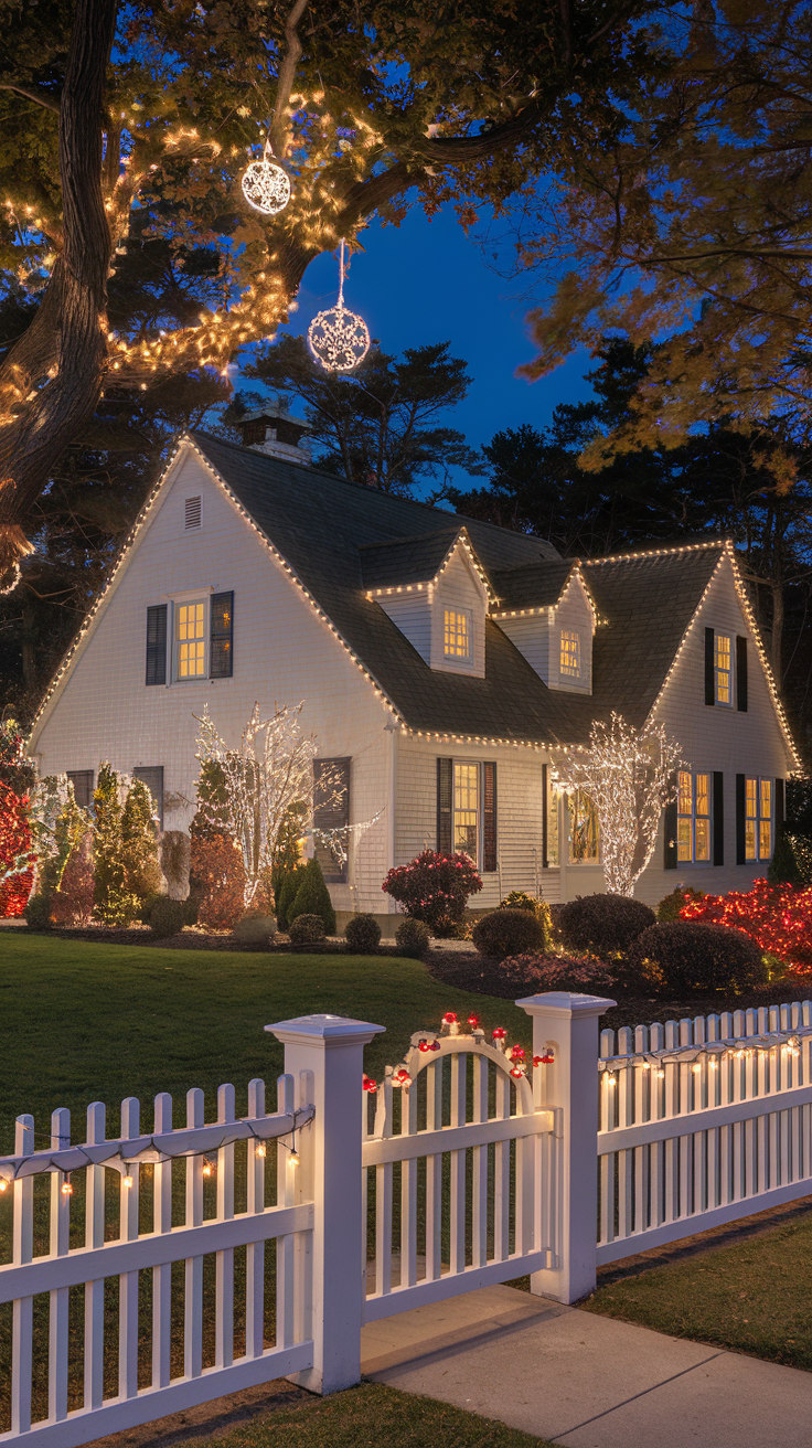 15 Creative Outdoor Christmas Light Decorating Ideas