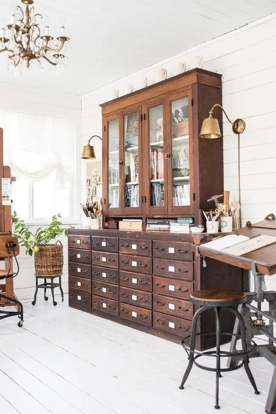 Surprising Vintage Pieces That Transform Your Cottage Home Office Look