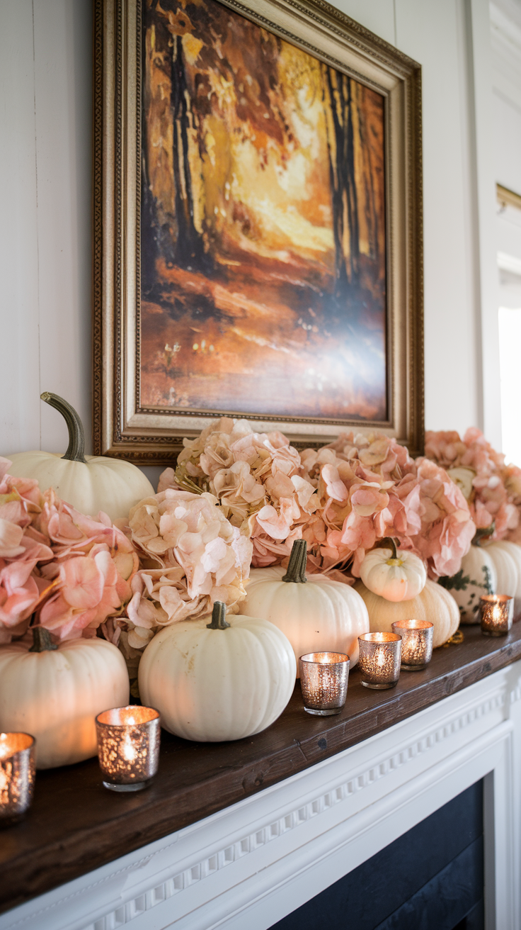 White Pumpkin Decor