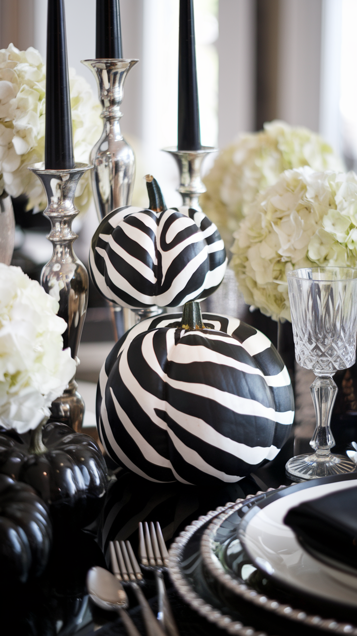 Black and White Pumpkins