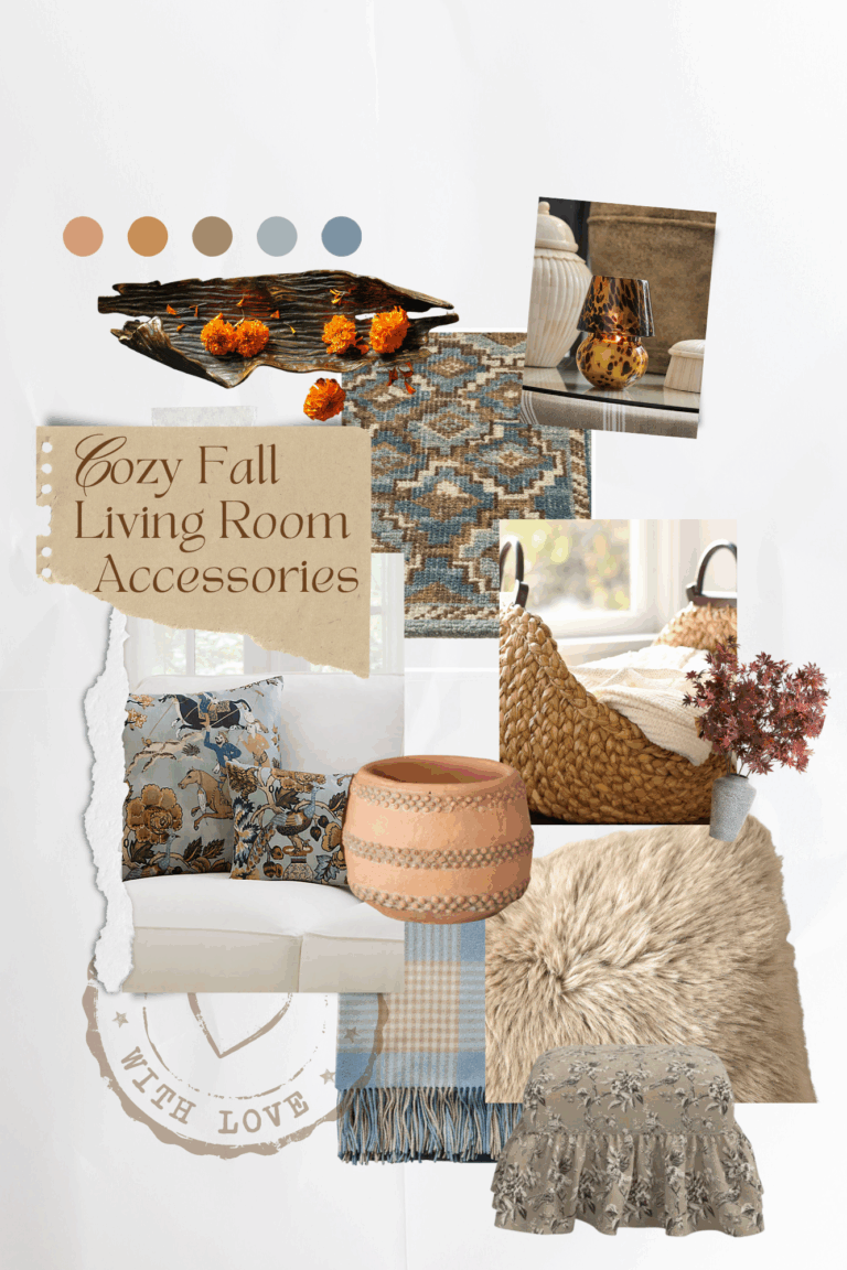 Cozy Fall Living Room Accessories