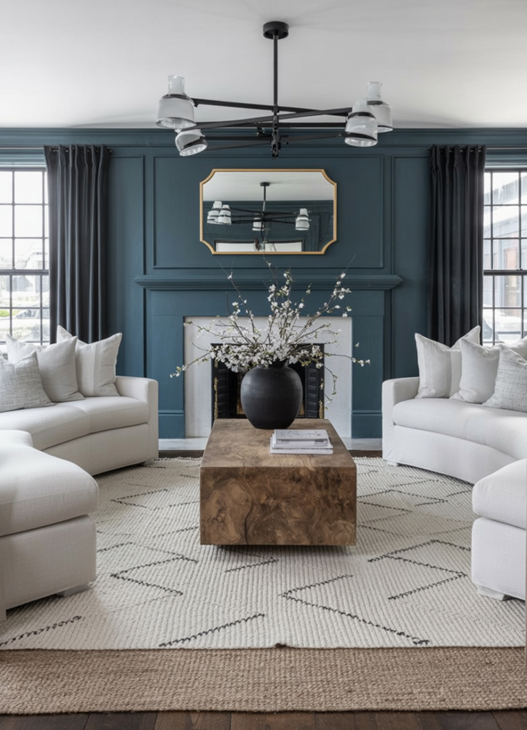 Blue Living Room Color Scheme